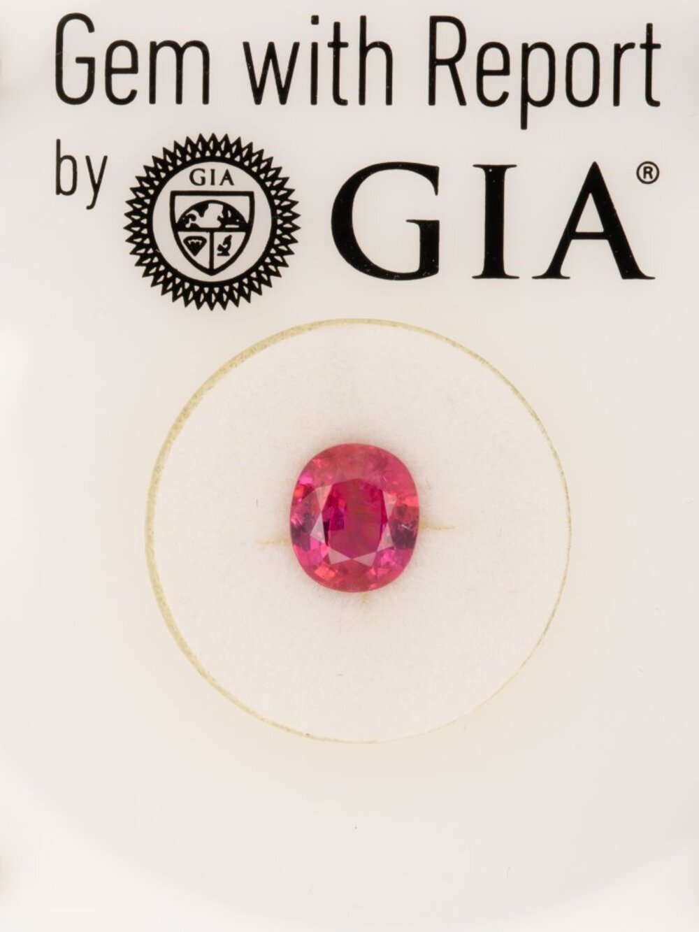 GIA Certified Natural Pink Sapphire 1.27ct Oval Cut Loose Gemstone – Fine Luxury